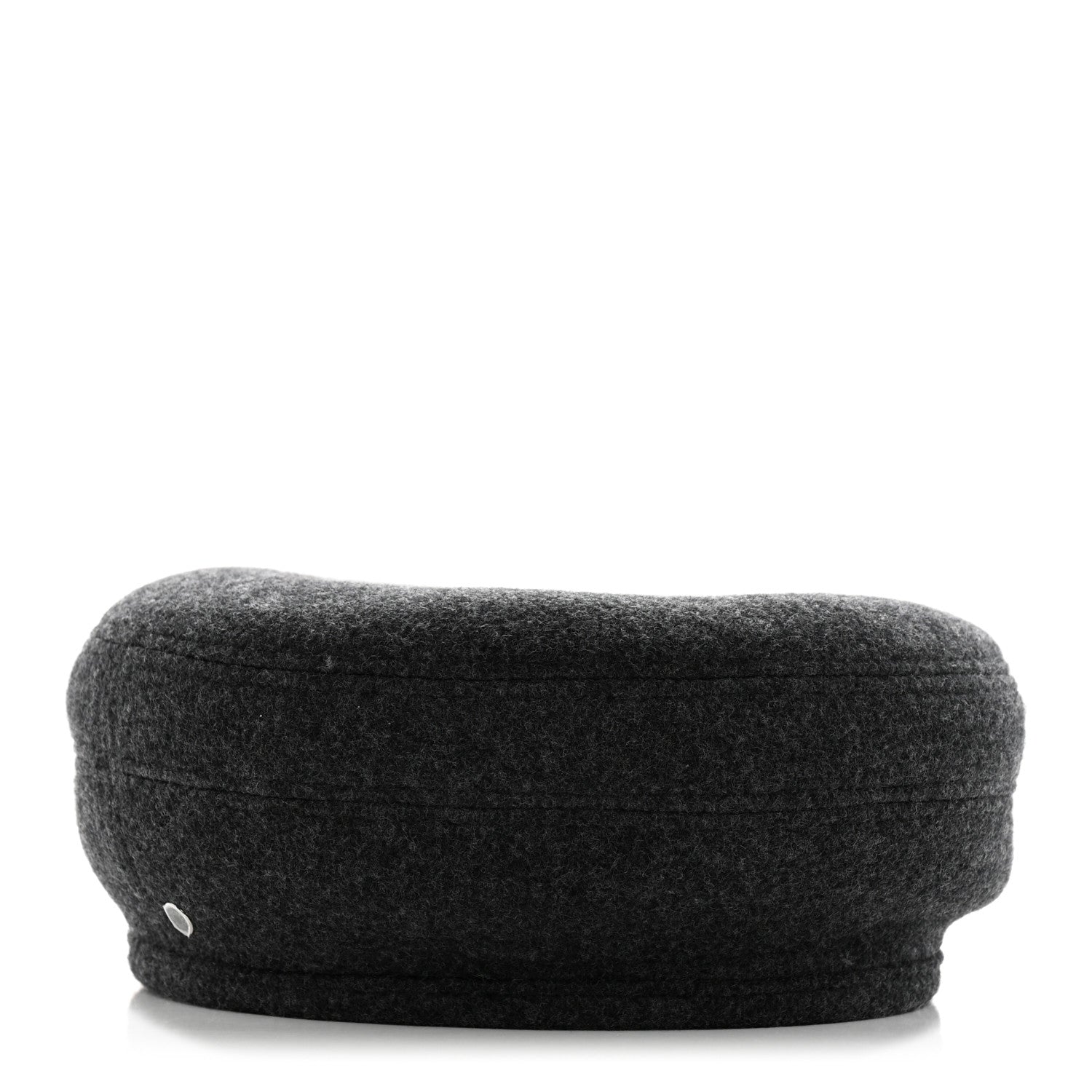 Hermes Wool Cashmere Saint Honore Clou De Selle Beret Black 1 of 8