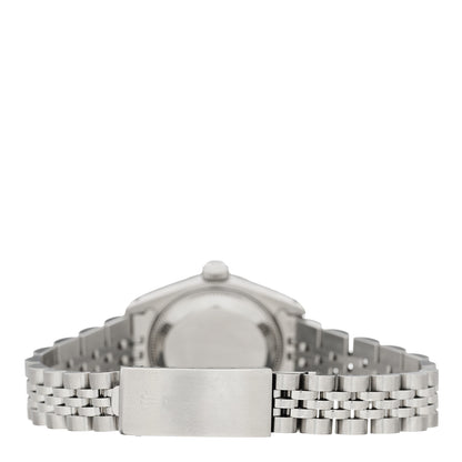 Rolex Stainless Steel 18K White Gold Diamond 26mm Oyster Perpetual Datejust Watch Blue Gradient 69174 3 of 4