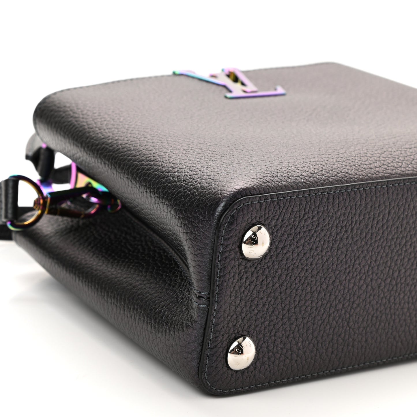 Taurillon Capucines BB Scarabeo Iridescent Black