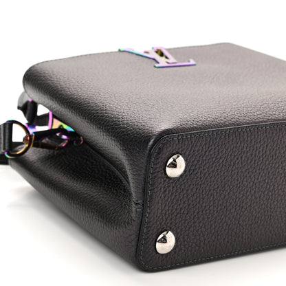 Louis Vuitton Taurillon Capucines BB Scarabeo Iridescent Black 8 of 9