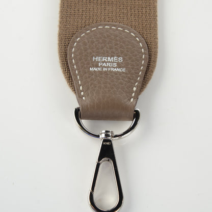 Hermes Taurillon Clemence Evelyne III PM Etoupe 8 of 8