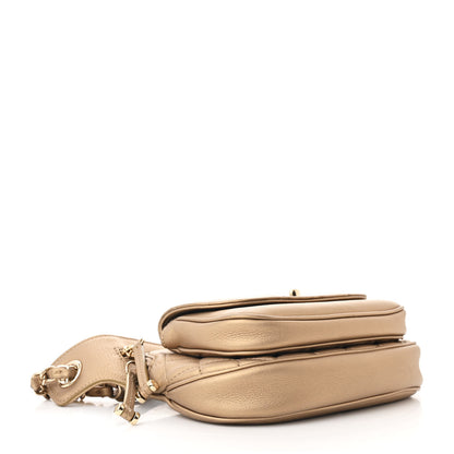 Chanel Metallic Calfskin Quilted Waist Bag Gold 4 of 12