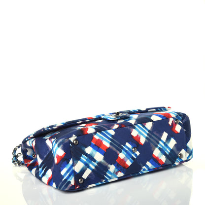 Chanel Canvas Airline Printed XXL Travel Flap Bag Blue Red White 4 of 9