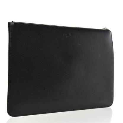 Givenchy Smooth Calfskin Medium Star Pouch Black 3 of 9