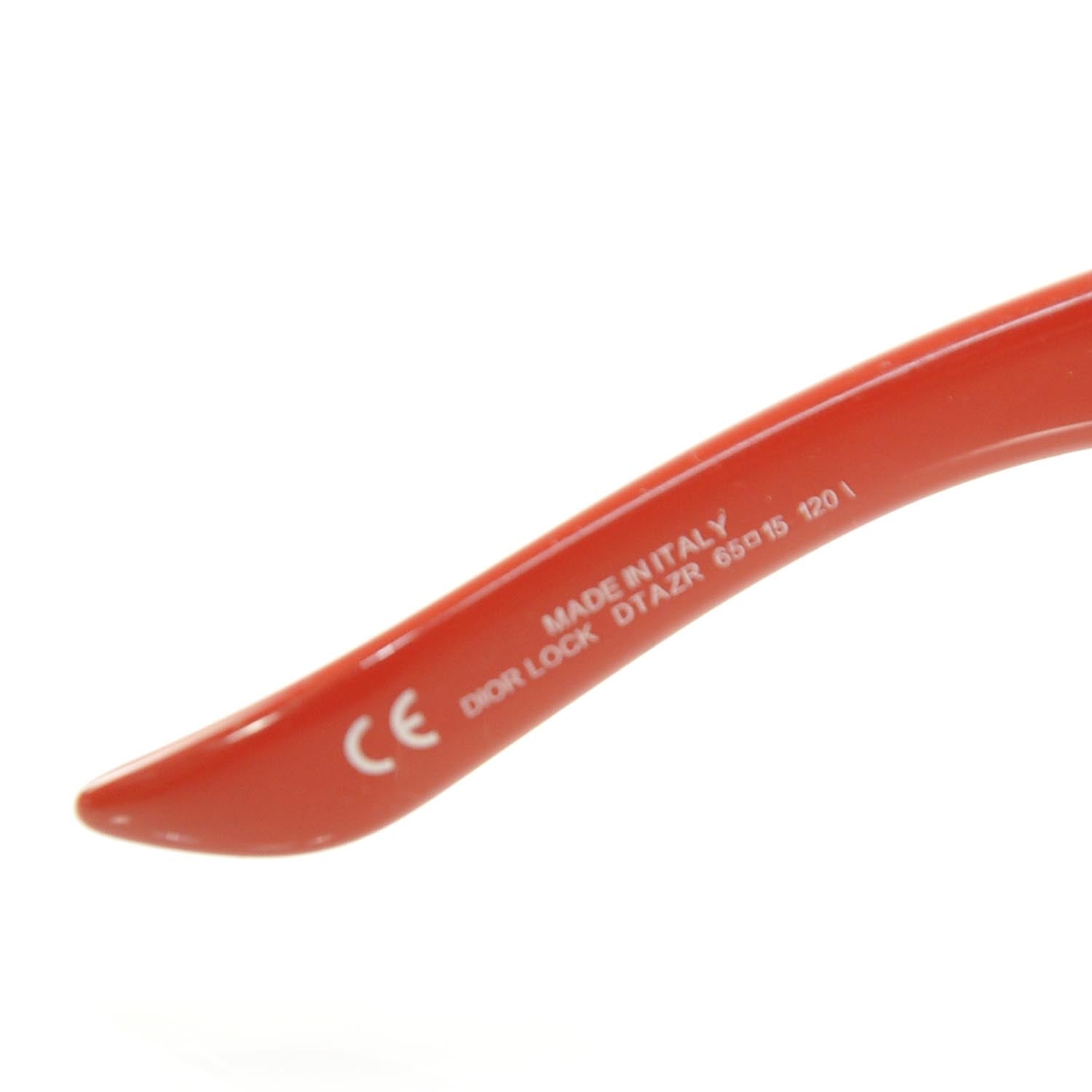 Christian Dior Heart Lock Sunglasses Red 6 of 8