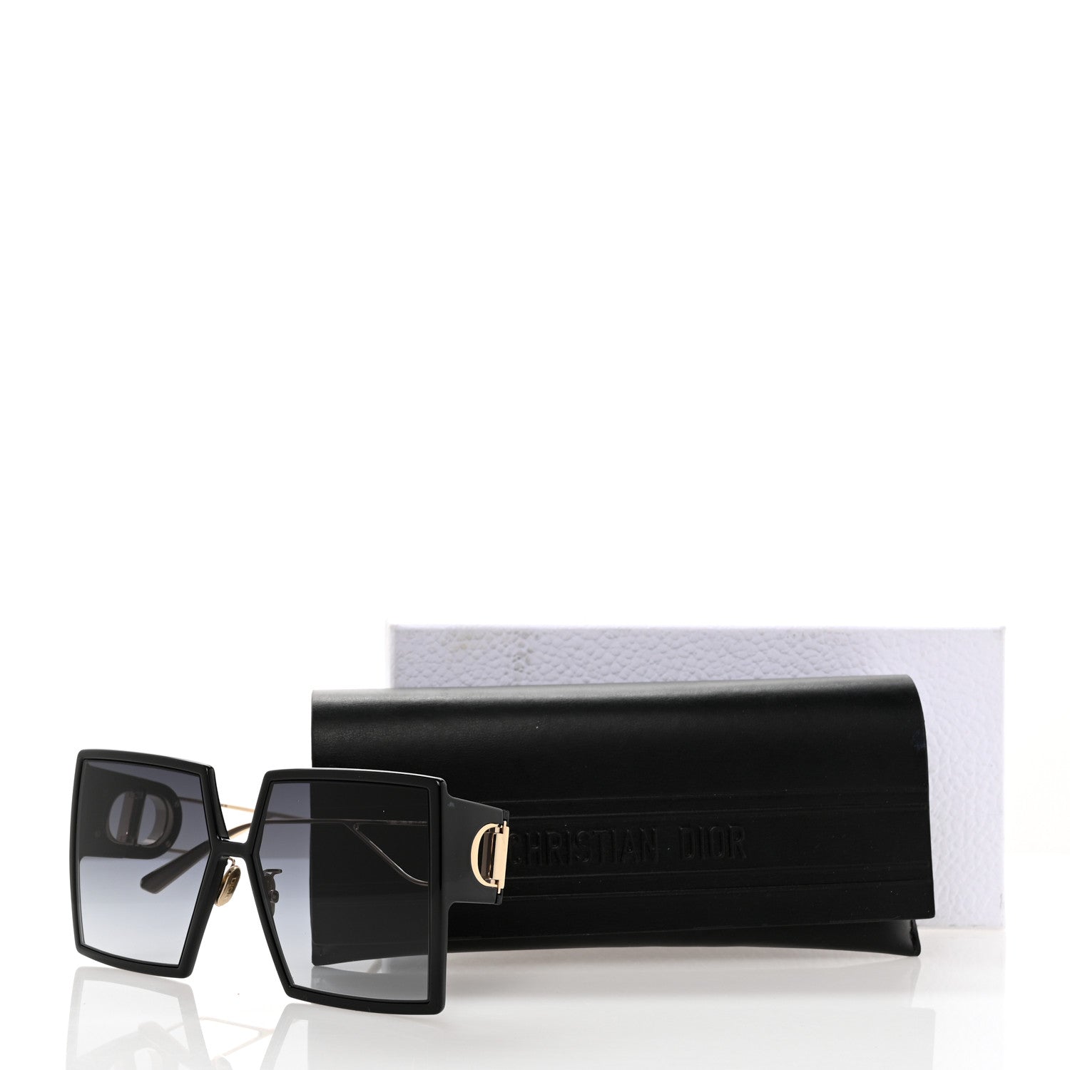 Christian Dior Square 30 Montaigne Sunglasses Black 8 of 8
