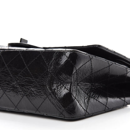 Chanel Glazed Calfskin Quilted 2.55 Reissue 226 Flap So Black 7 of 11