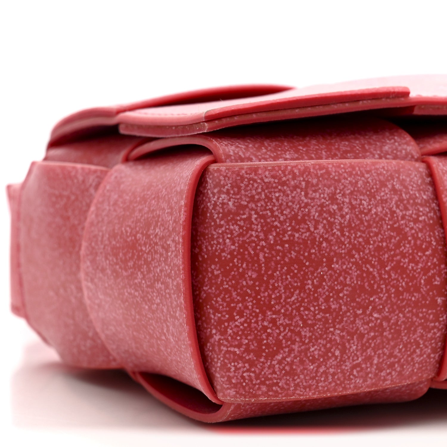 Bottega Veneta Rubber Maxi Intrecciato Extra Mini Cassette Crossbody Bag Firework 9 of 11