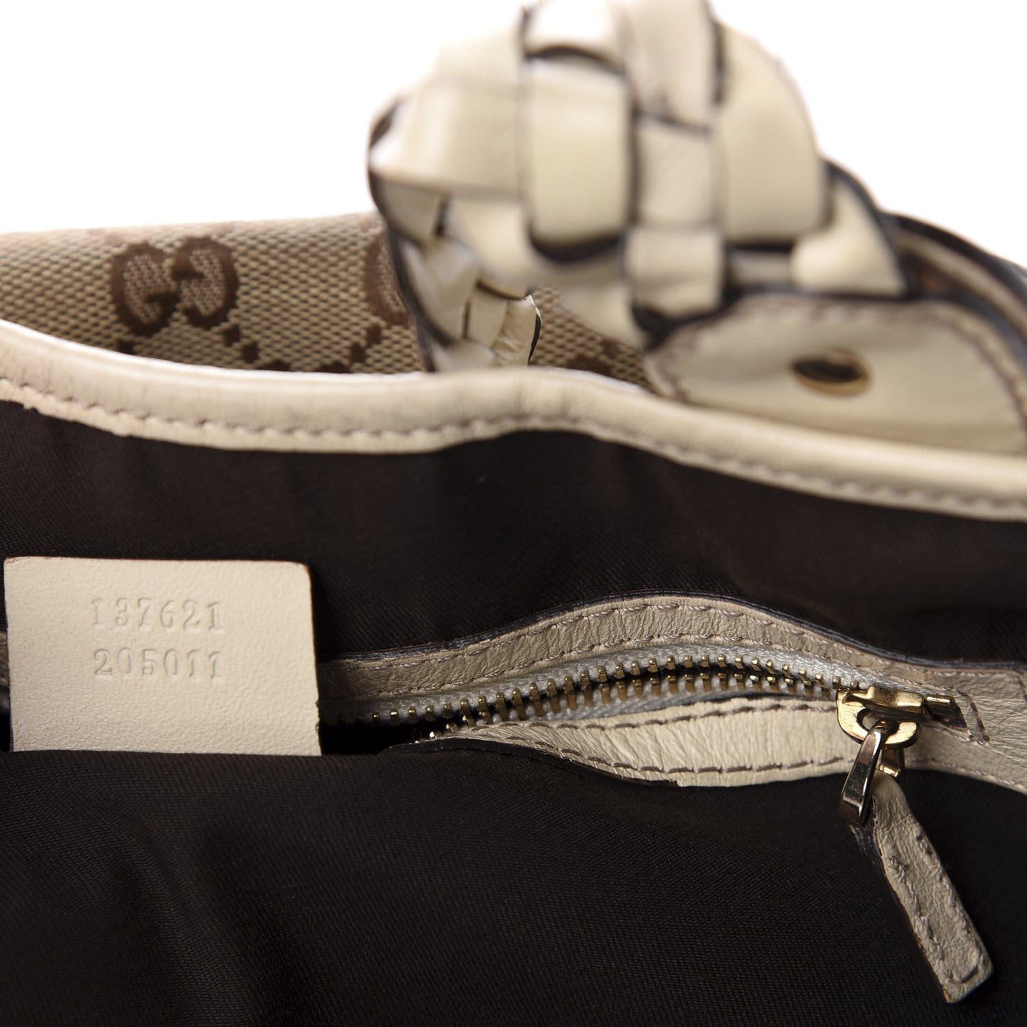 Monogram Medium Pelham Shoulder Bag Off White