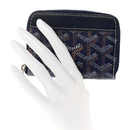 Goyard Goyardine Matignon PM Wallet Navy 2 of 6
