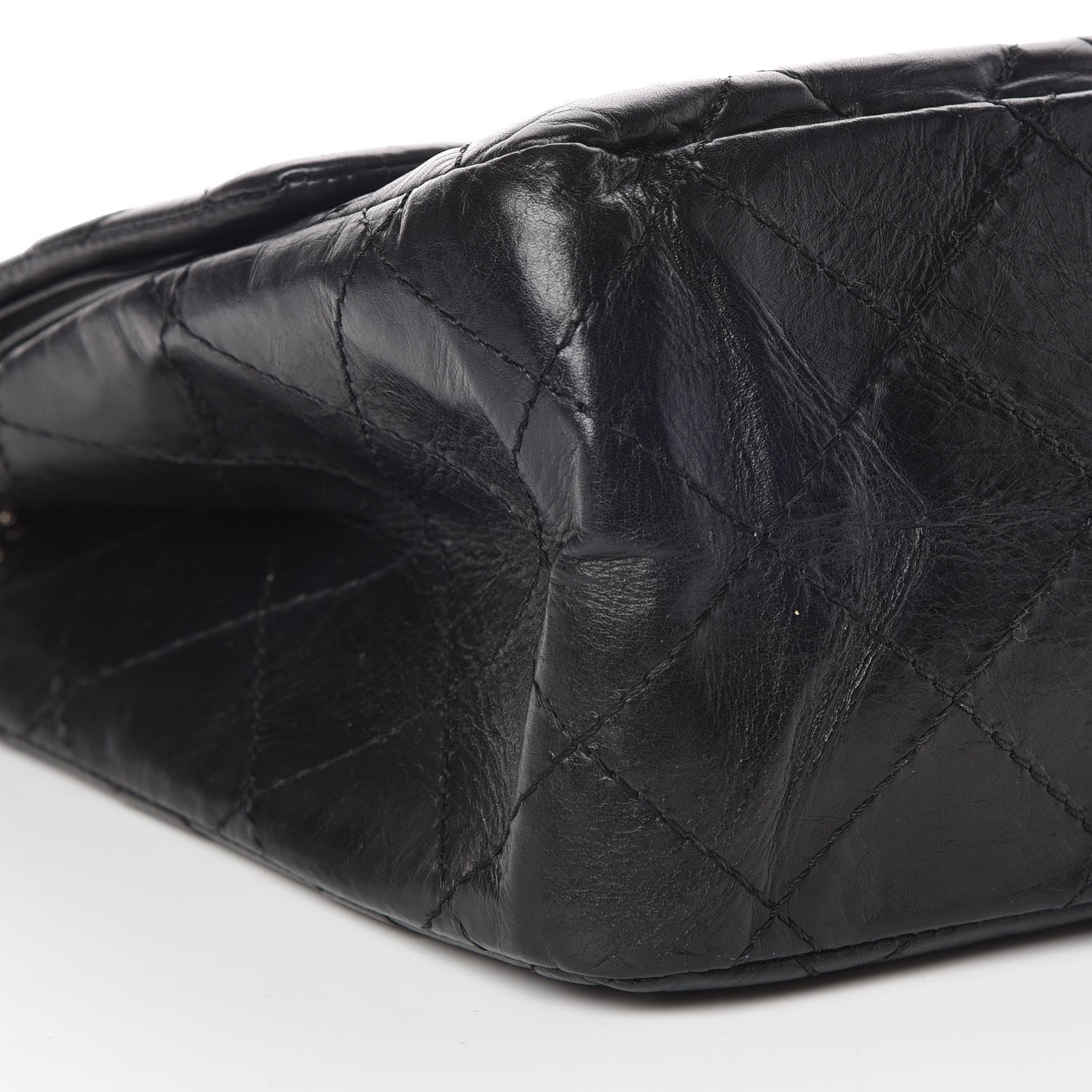Chanel Aged Calfskin Quilted Mobile Art 2.55 Reissue Flap 228 Black 8 of 10