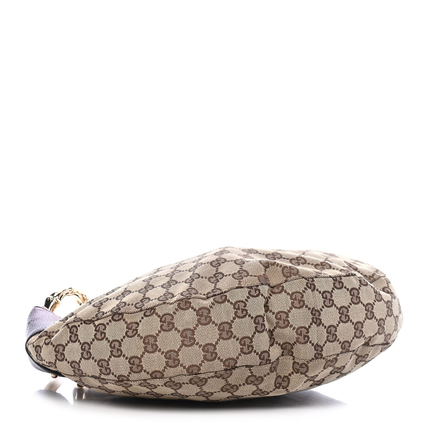 Gucci Monogram Bamboo Ring Hobo Aubergine 4 of 9