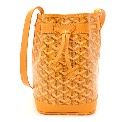 Goyard Goyardine Petit Flot Bucket Bag PM Yellow 1 of 9