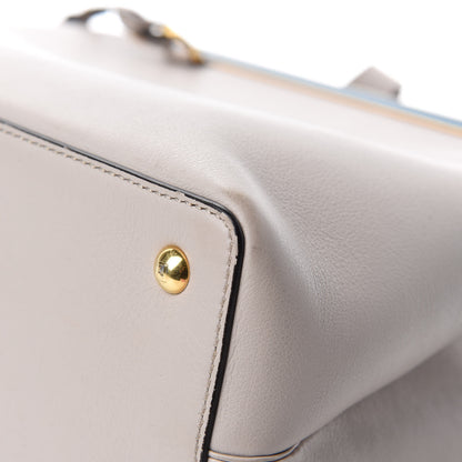 Fendi Vitello Dolce Century Petite 2Jours Tote Grigio Polvere Ciclamino 9 of 12