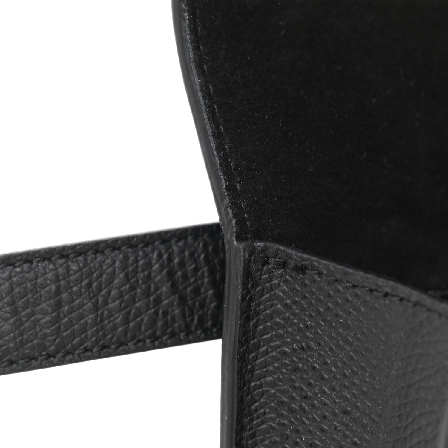 Christian Dior Grained Calfskin Saddle Belt Bag Black 11 of 11