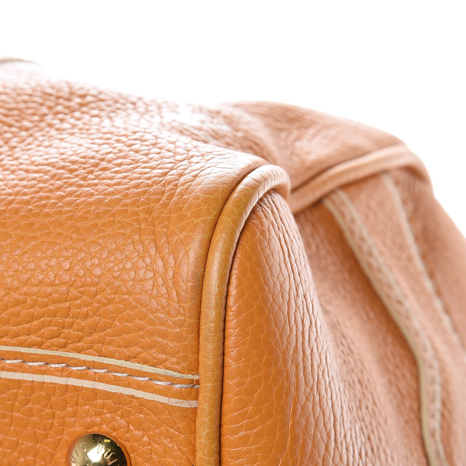Louis Vuitton Tobago Calfskin Carryall Yellow 9 of 11