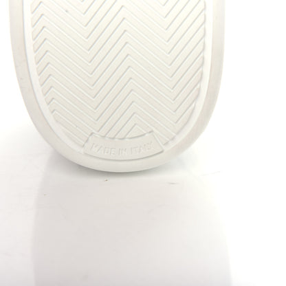 Chanel Calfskin Womens Logo Sneakers 38.5 White Blue 9 of 11