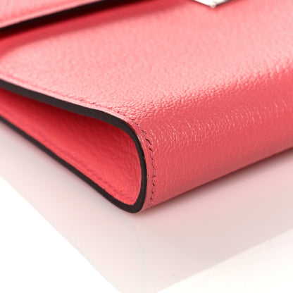 Hermes Chevre Mysore Clic 16 Wallet Rose Ete 9 of 11