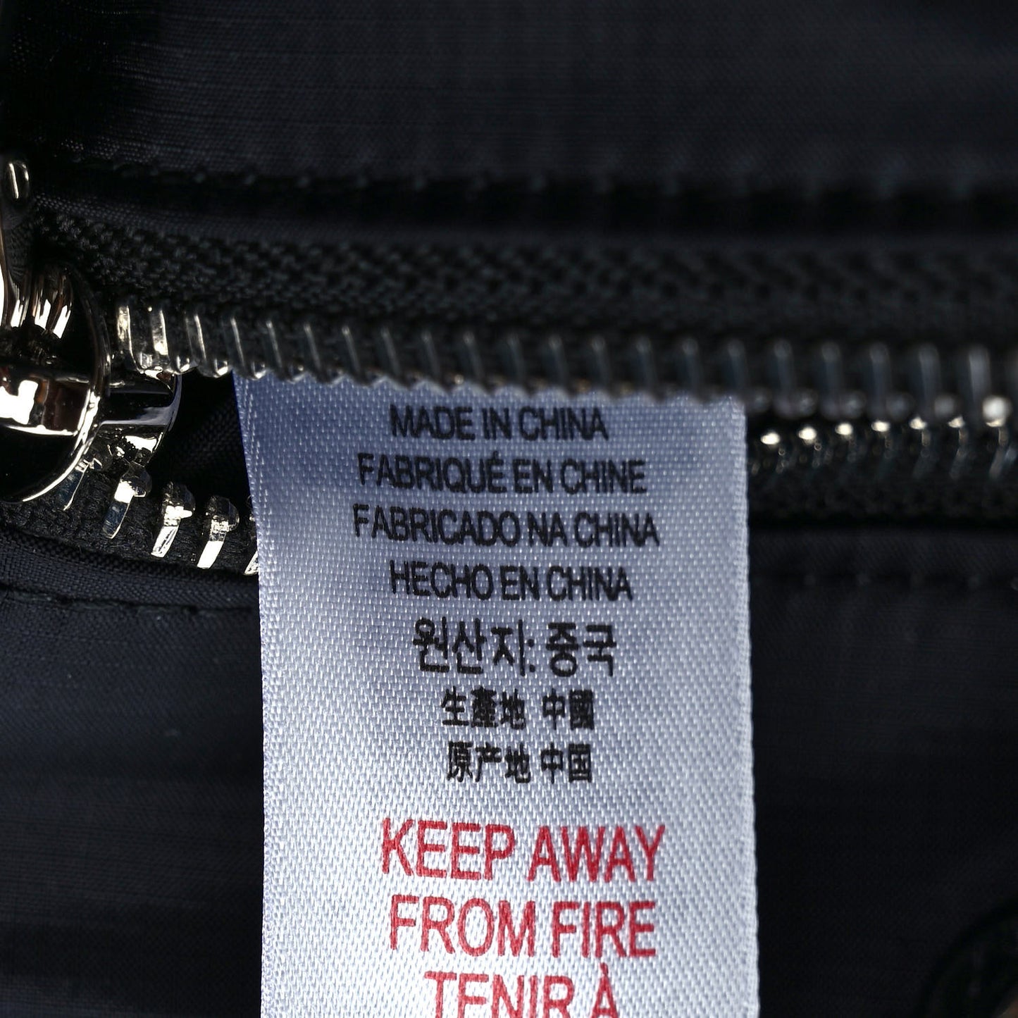 Nylon Backpack Black