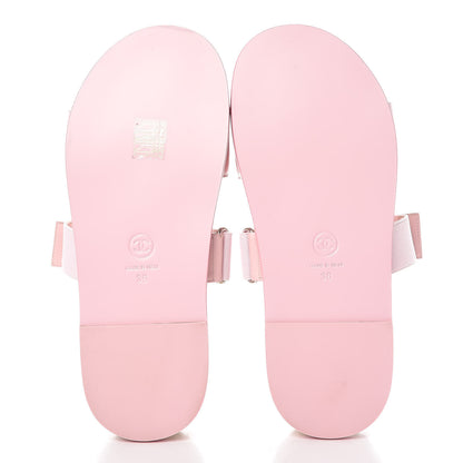 Chanel Lambskin Mules Elastic 36 Pink 5 of 11