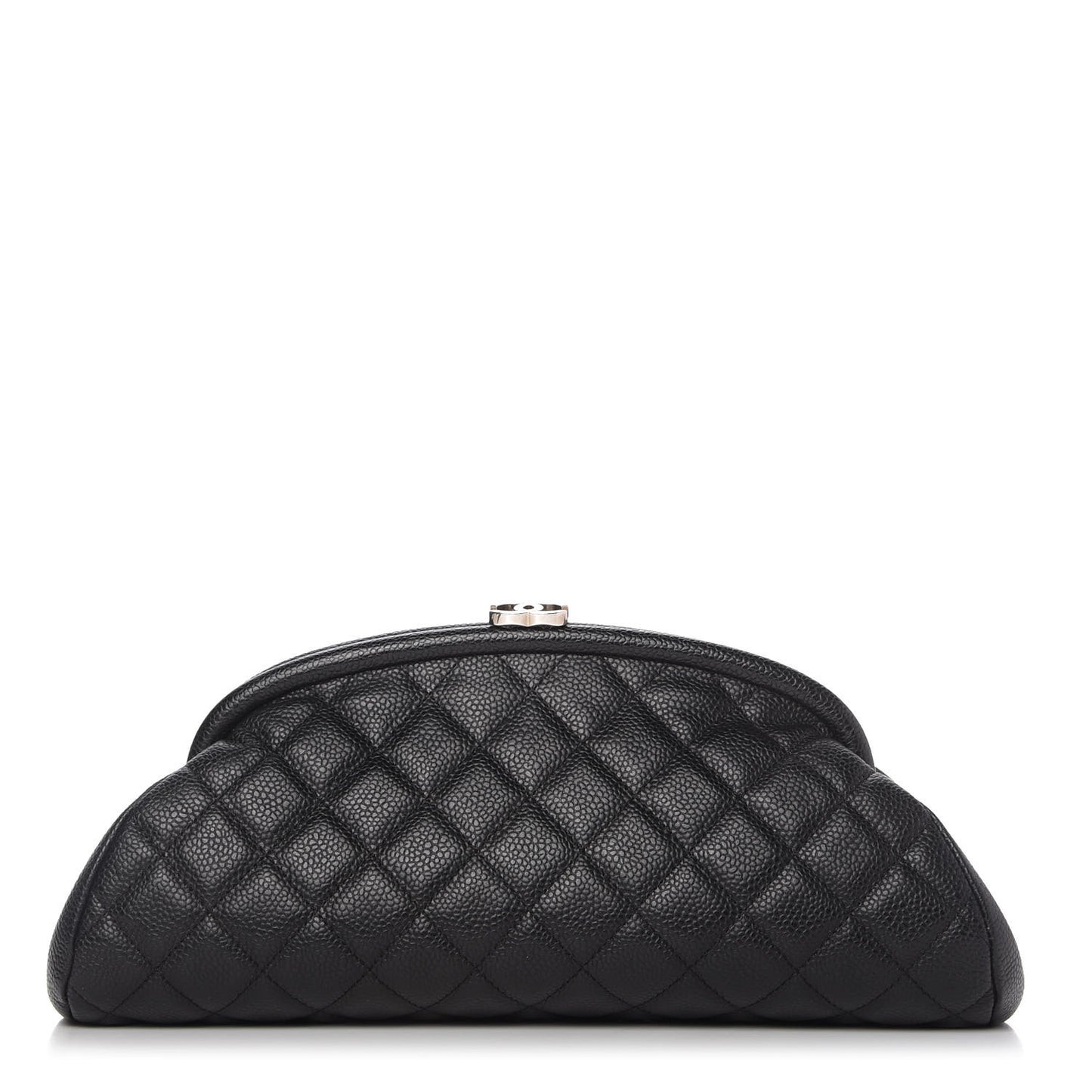 Caviar Quilted Timeless Clutch Black