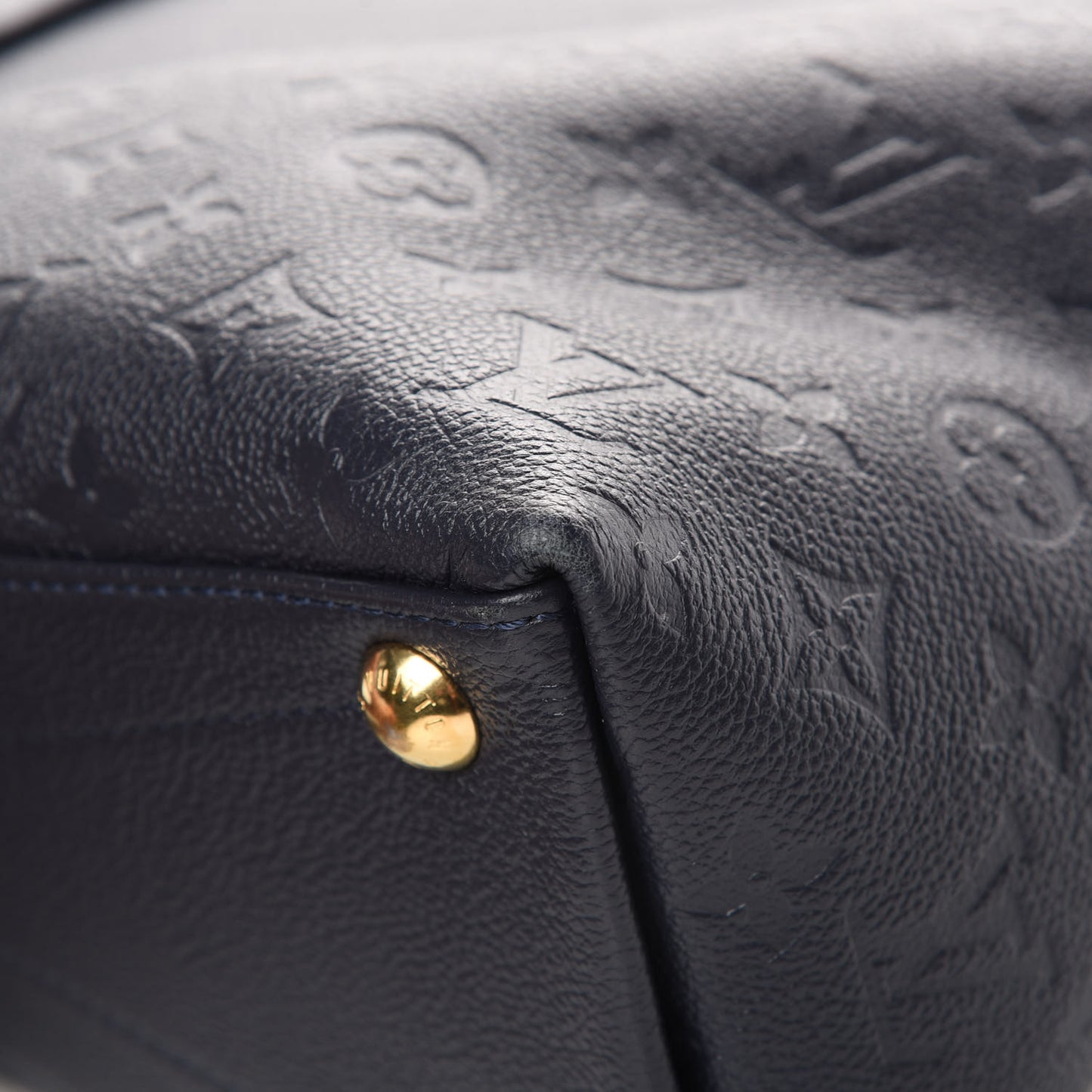 Empreinte V Tote MM Marine Rouge