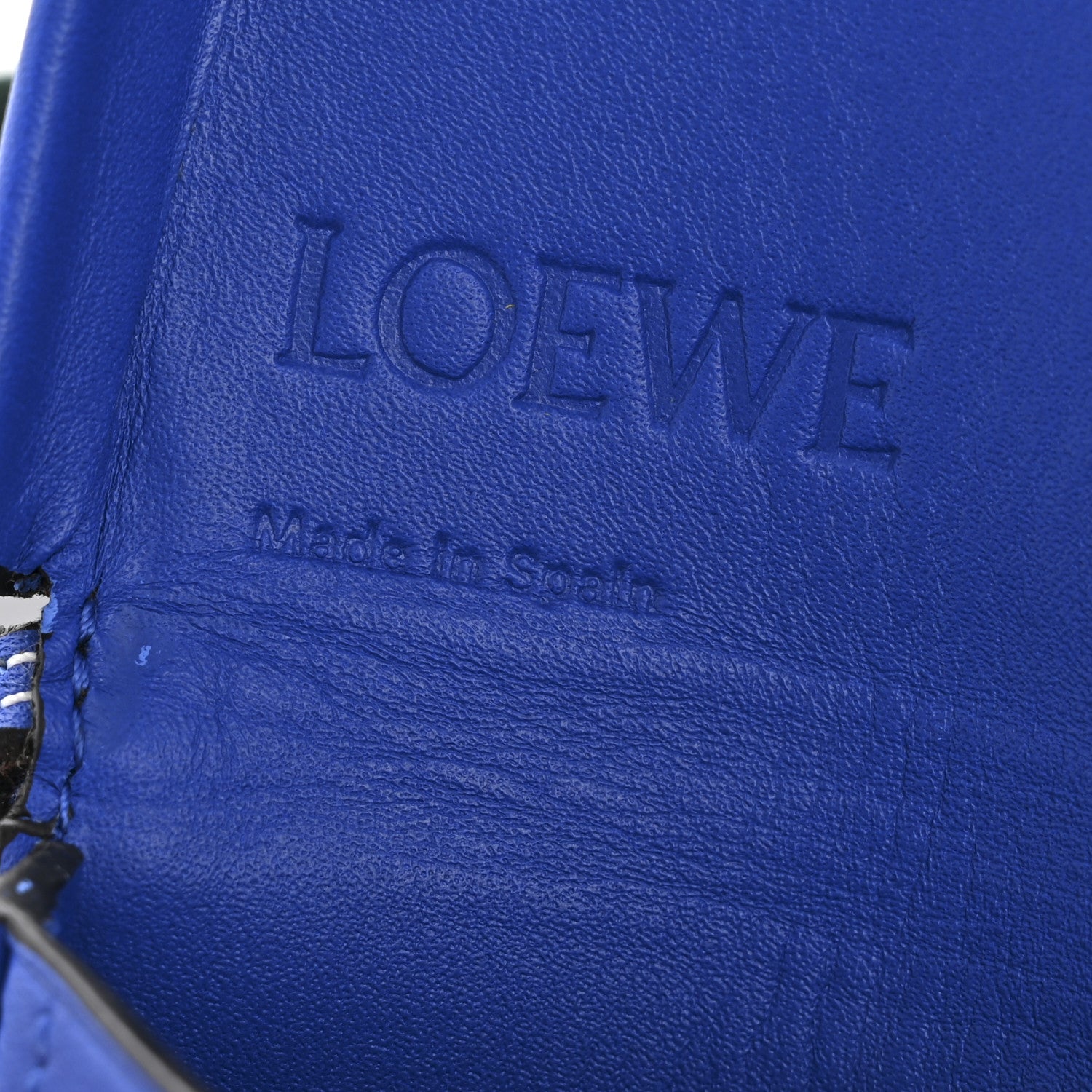 Loewe Smooth Calfskin Mini Heel Crossbody Bag Electric Blue Green Electric Blue Green 6 of 12