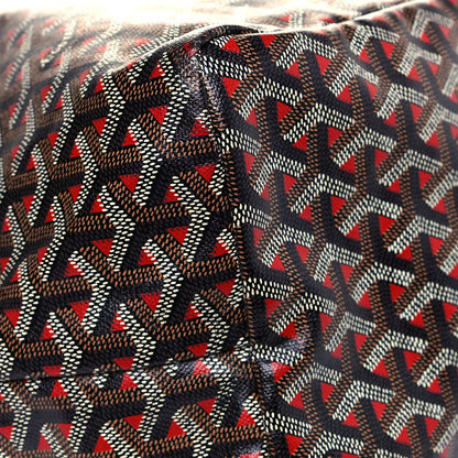 Goyard Goyardine Saint Louis Claire Voie GM Black Red 6 of 9