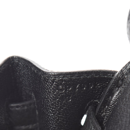 Hermes Togo Birkin 25 Black 7 of 7