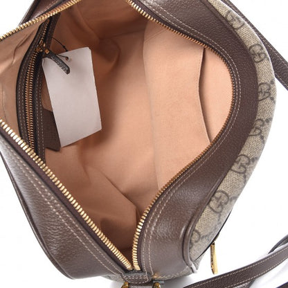 Gucci GG Supreme Monogram Web Small Ophidia Shoulder Bag Brown 5 of 7