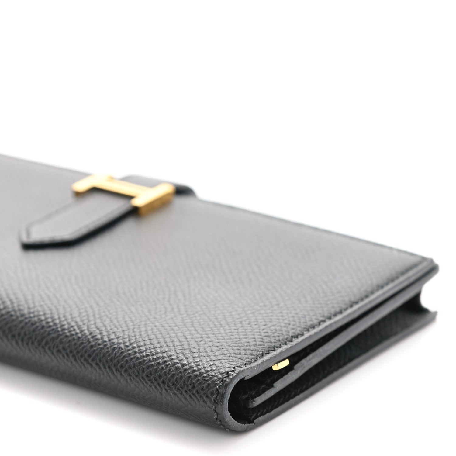 Hermes Epsom Bearn Gusset Wallet Black 8 of 8