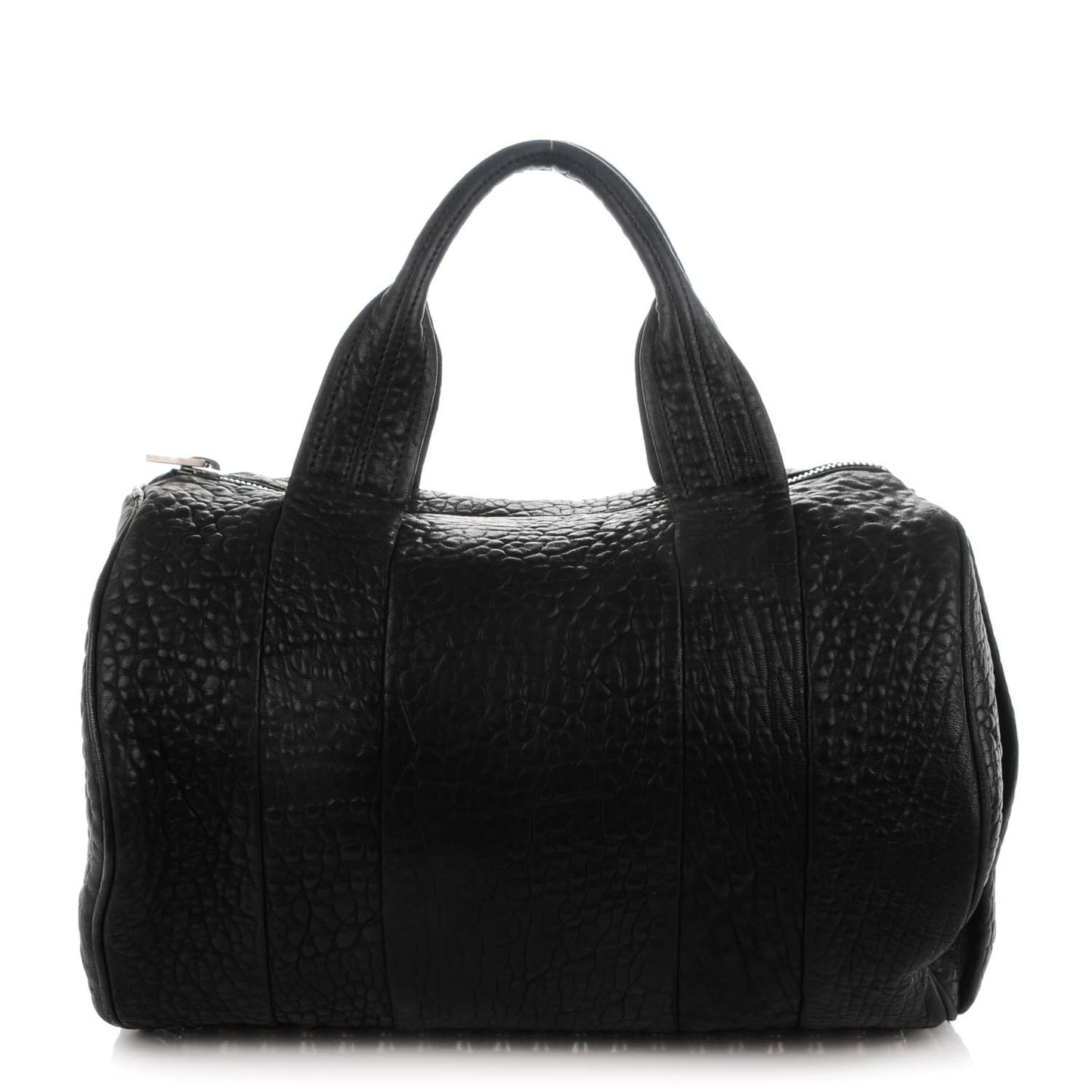 Pebbled Lambskin Rocco Black Nickel Hardware