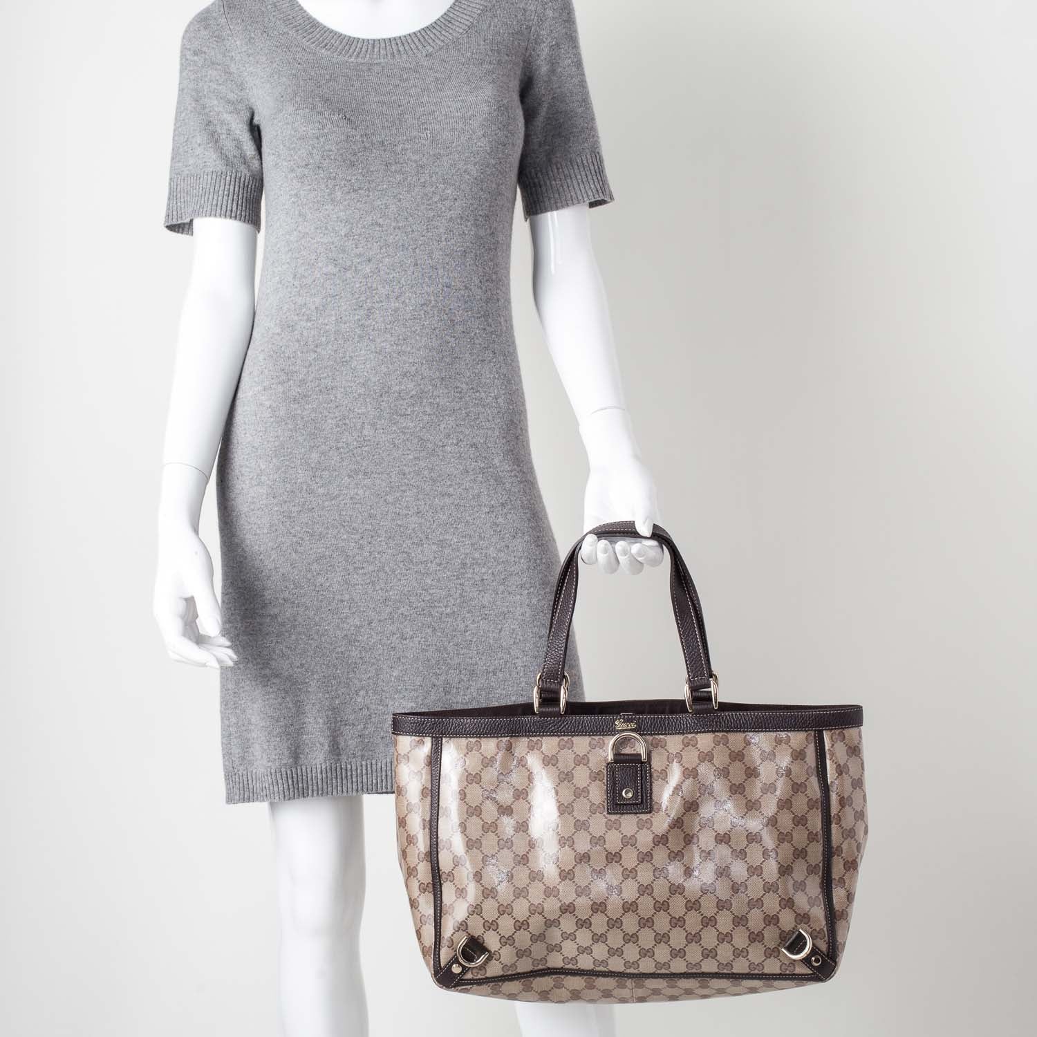 Gucci Crystal Monogram Abbey Tote 2 of 10