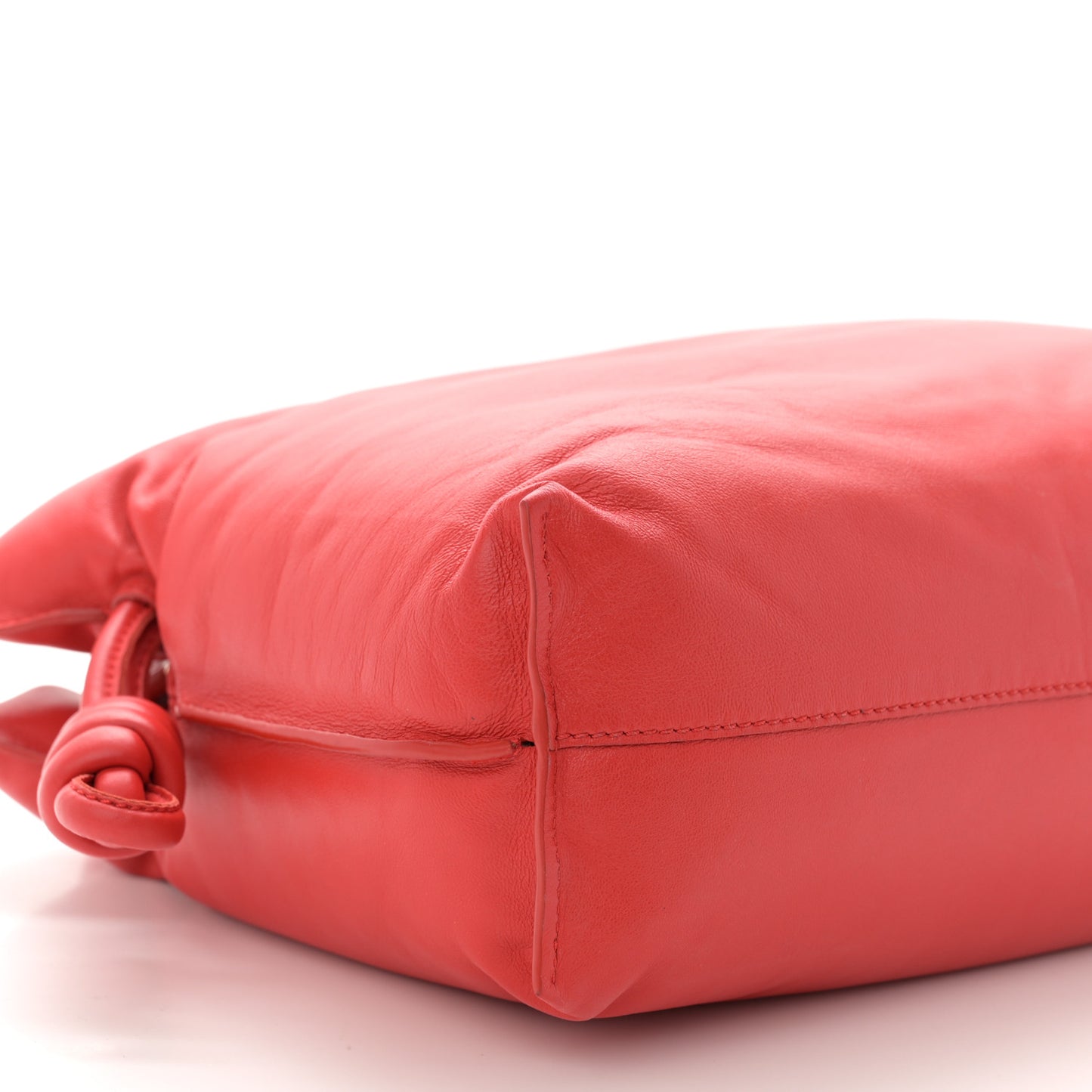 Calfskin Flamenco Puffer Knot Bag