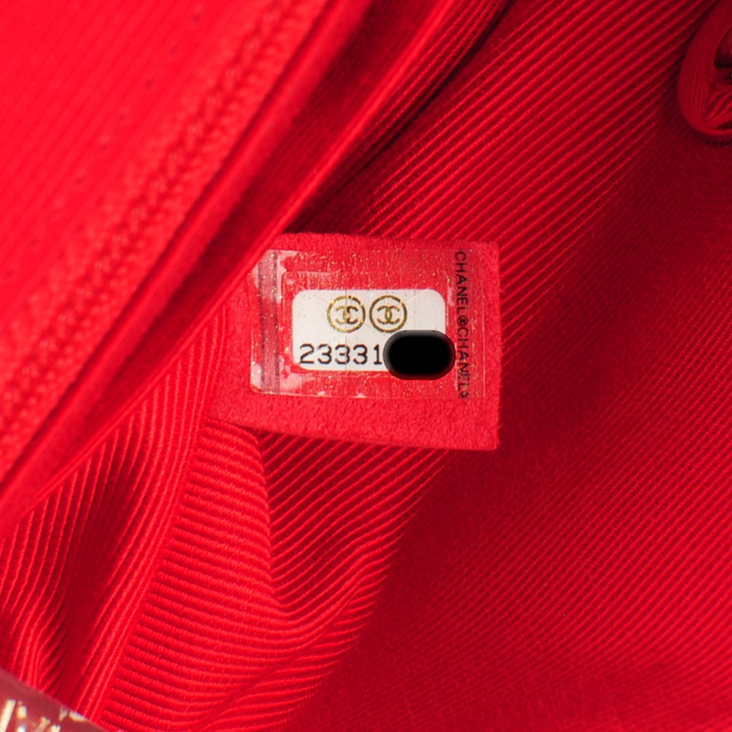 Velvet Quilted Mini Rectangular Flap Red