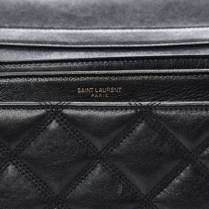 Saint Laurent Lambskin Quilted Small Becky Chain Bag Black 7 of 10