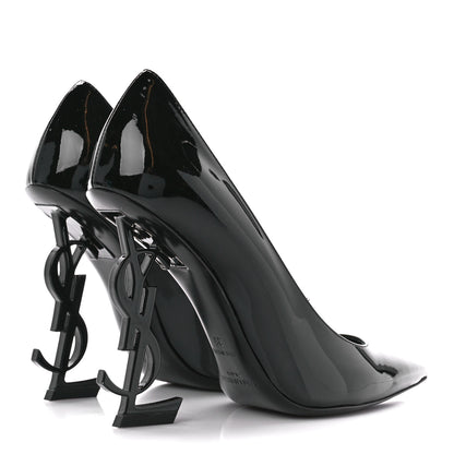 Saint Laurent Patent Calfskin Opyum 110 Pumps 35 Black 4 of 9