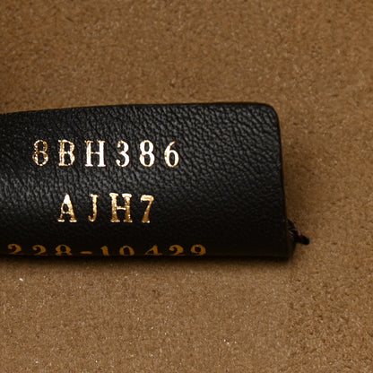 Fendi Vitello Catalan Mirror Plexiglass Logo Embossed Medium Fendi Sunshine Shopper Tote Argento 7 of 10