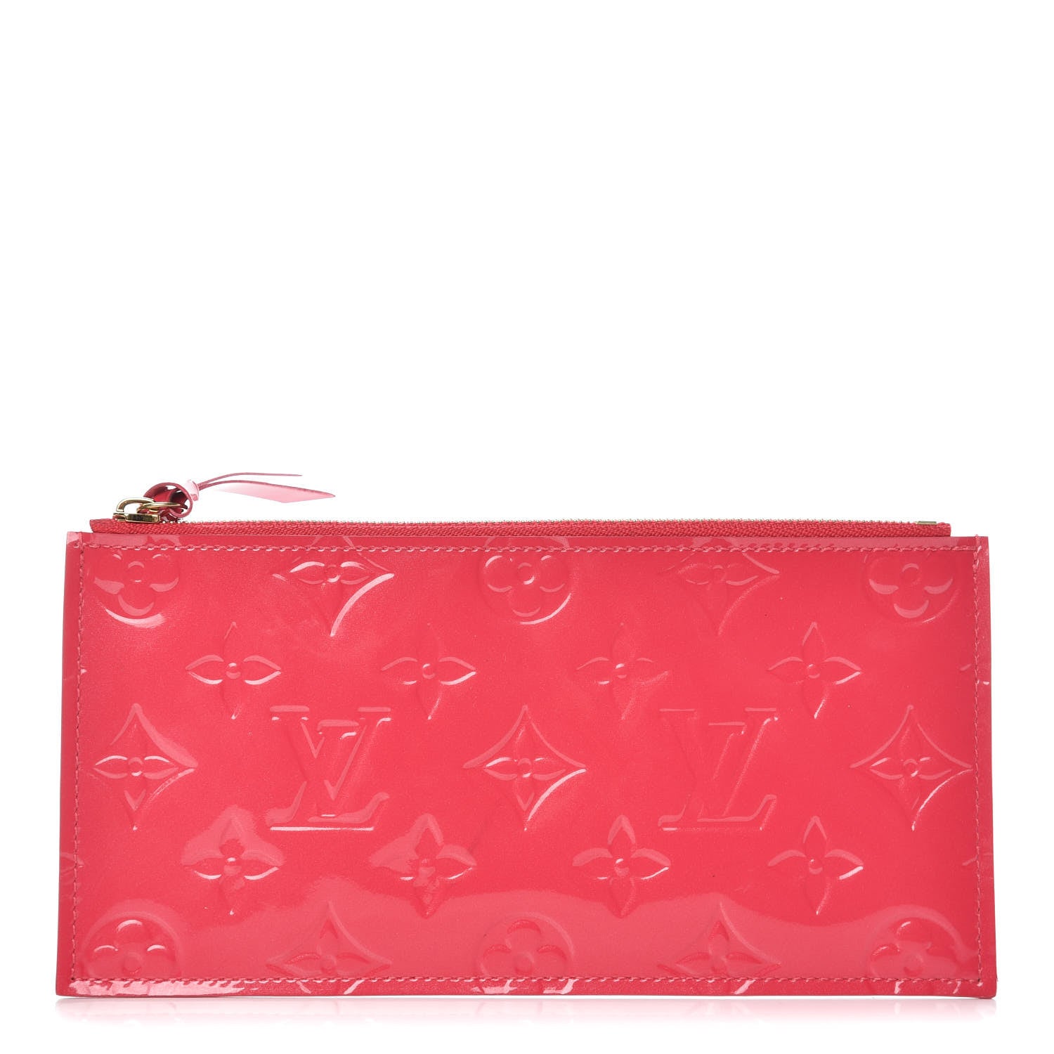 Louis Vuitton Vernis Felicie Chain Wallet Zippered Insert Hot Pink 1 of 6