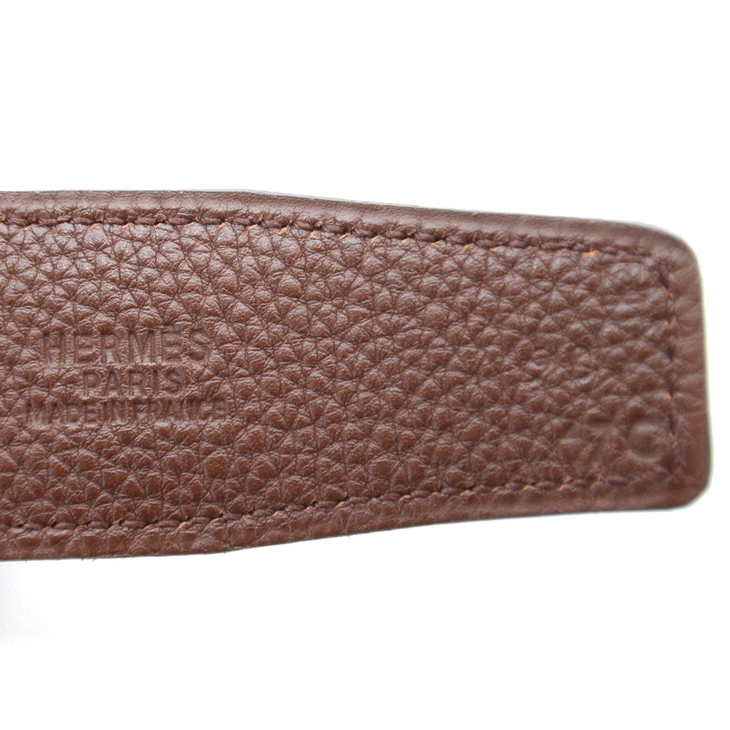 Leather Reversible H Belt 90 Red