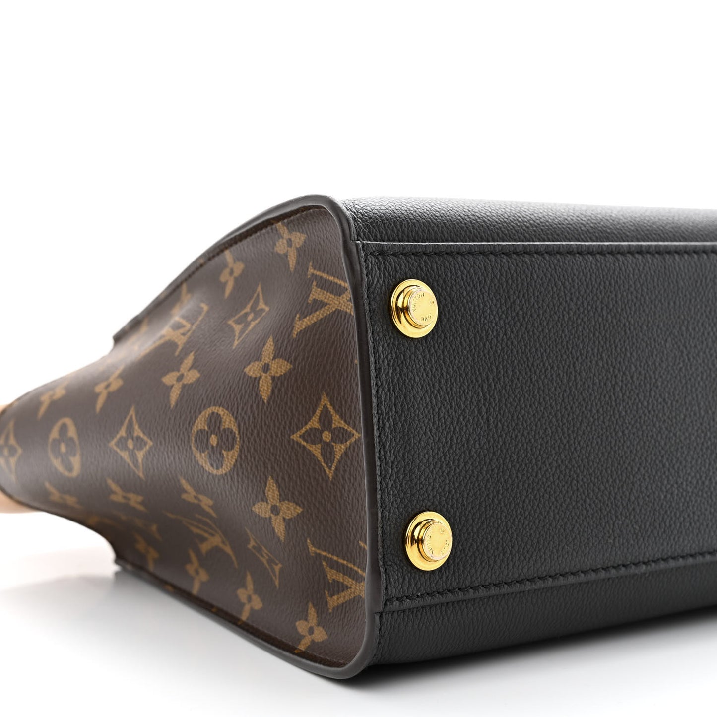 Calfskin Monogram On My Side Black