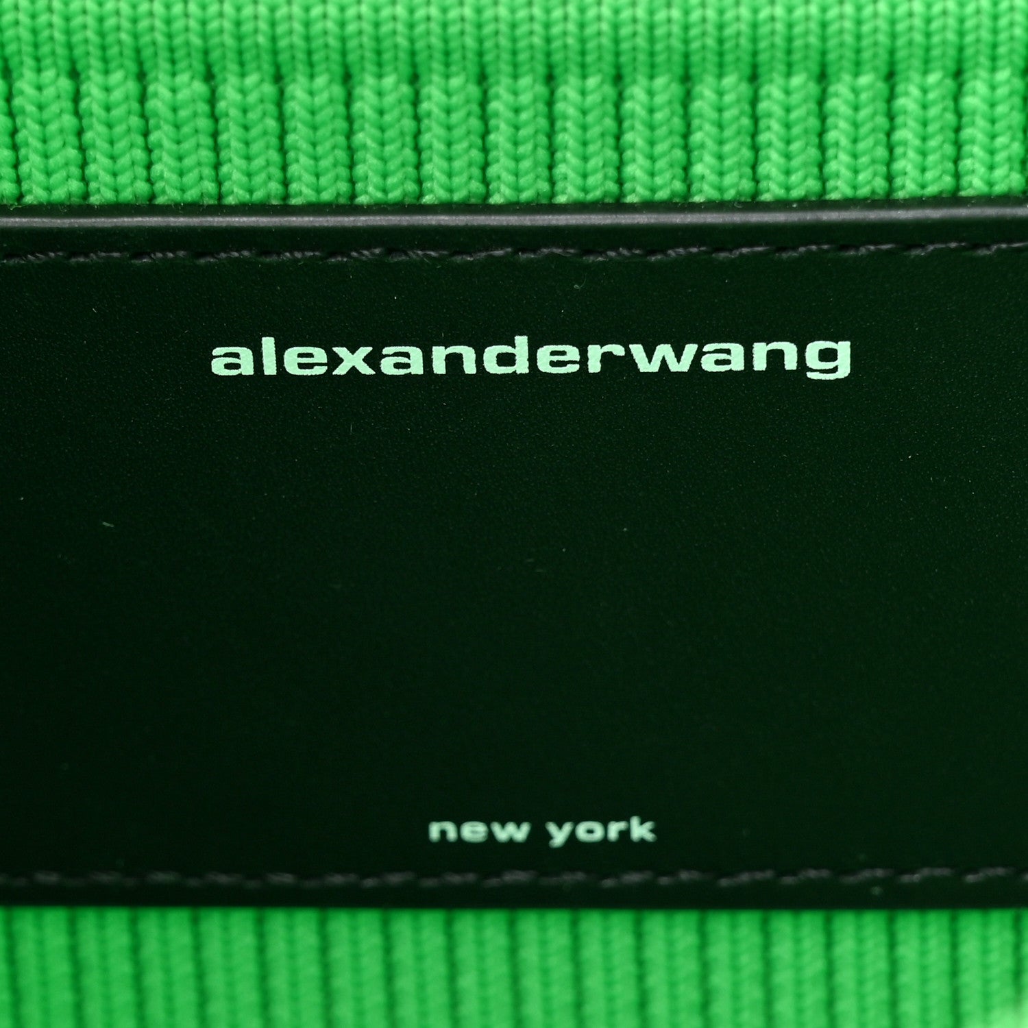 Alexander Wang Ribbed Knit Small Ryan Bag Iguana 6 of 10