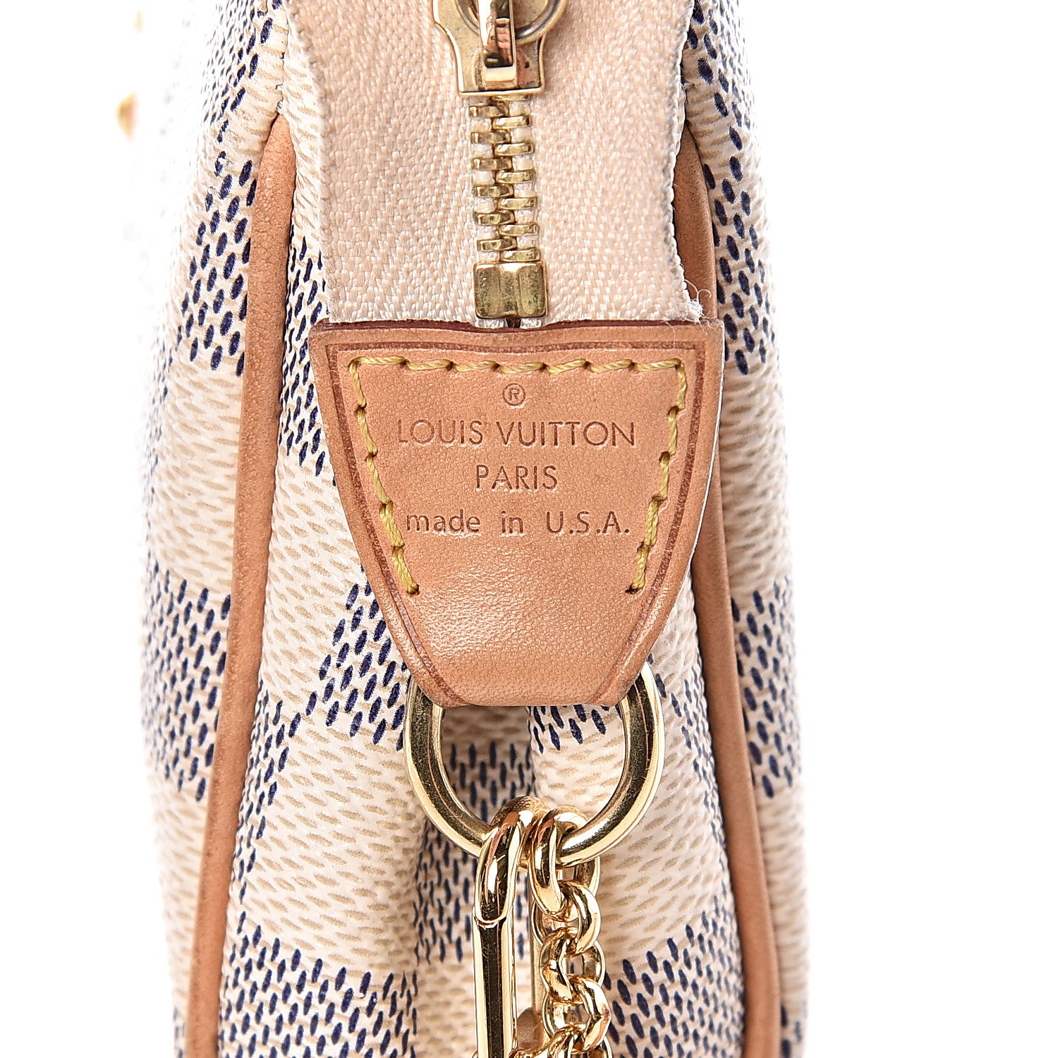 Louis Vuitton Damier Azur Eva Clutch 6 of 13