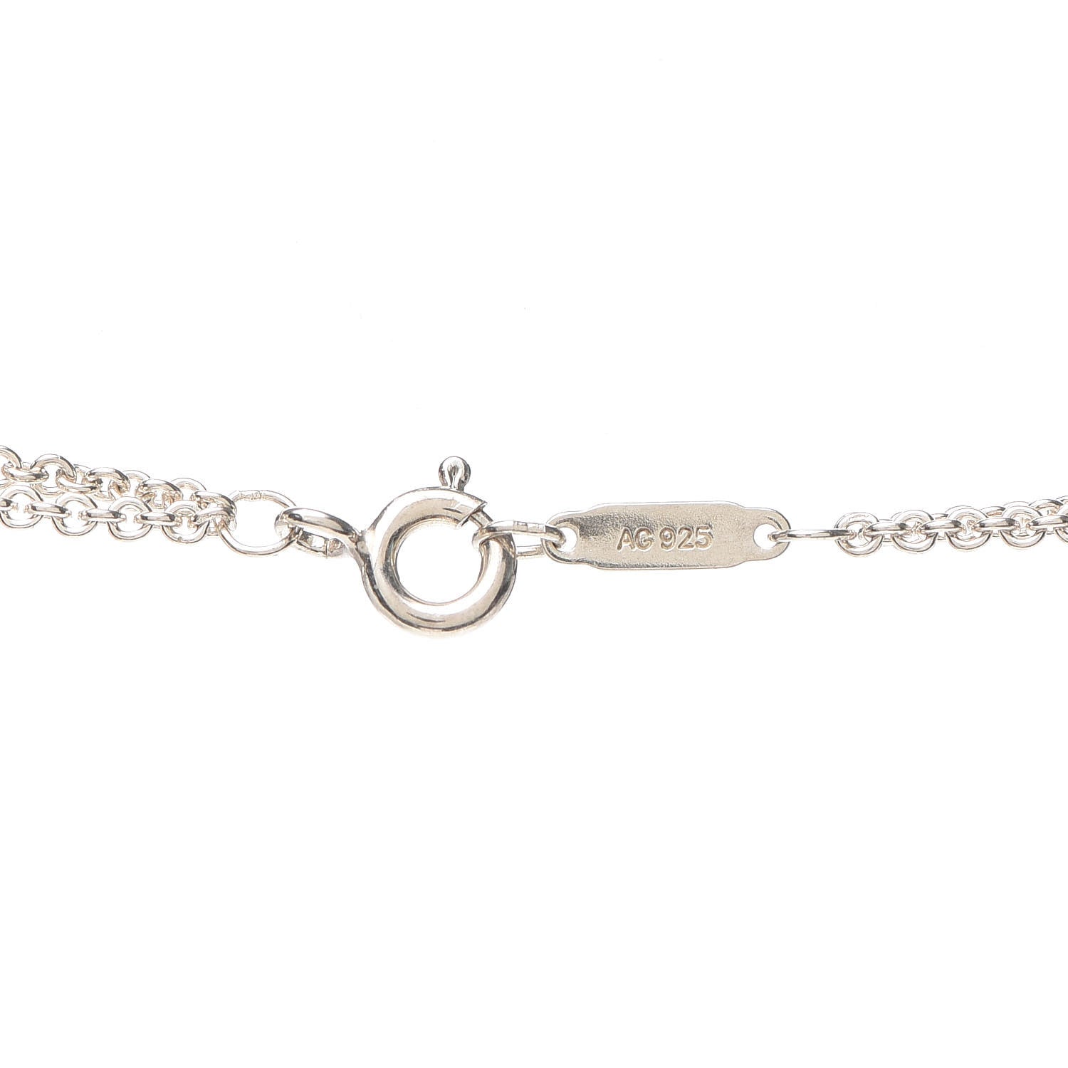 Tiffany Sterling Silver Infinity Pendant Necklace 4 of 5