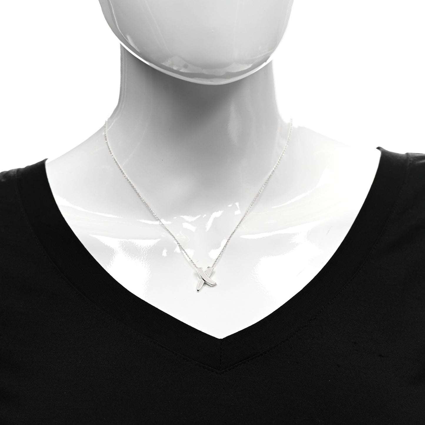 Sterling Silver Paloma Picasso Graffiti X Pendant Necklace