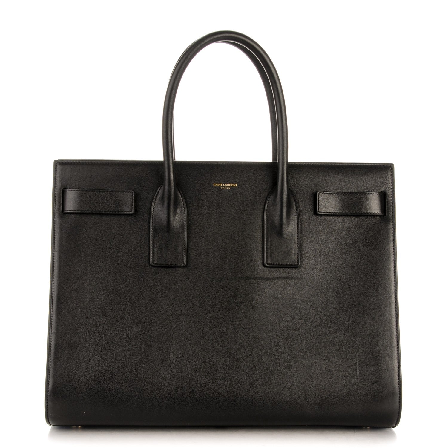 Saint Laurent Calfskin Large Sac De Jour Carryall Black 1 of 8