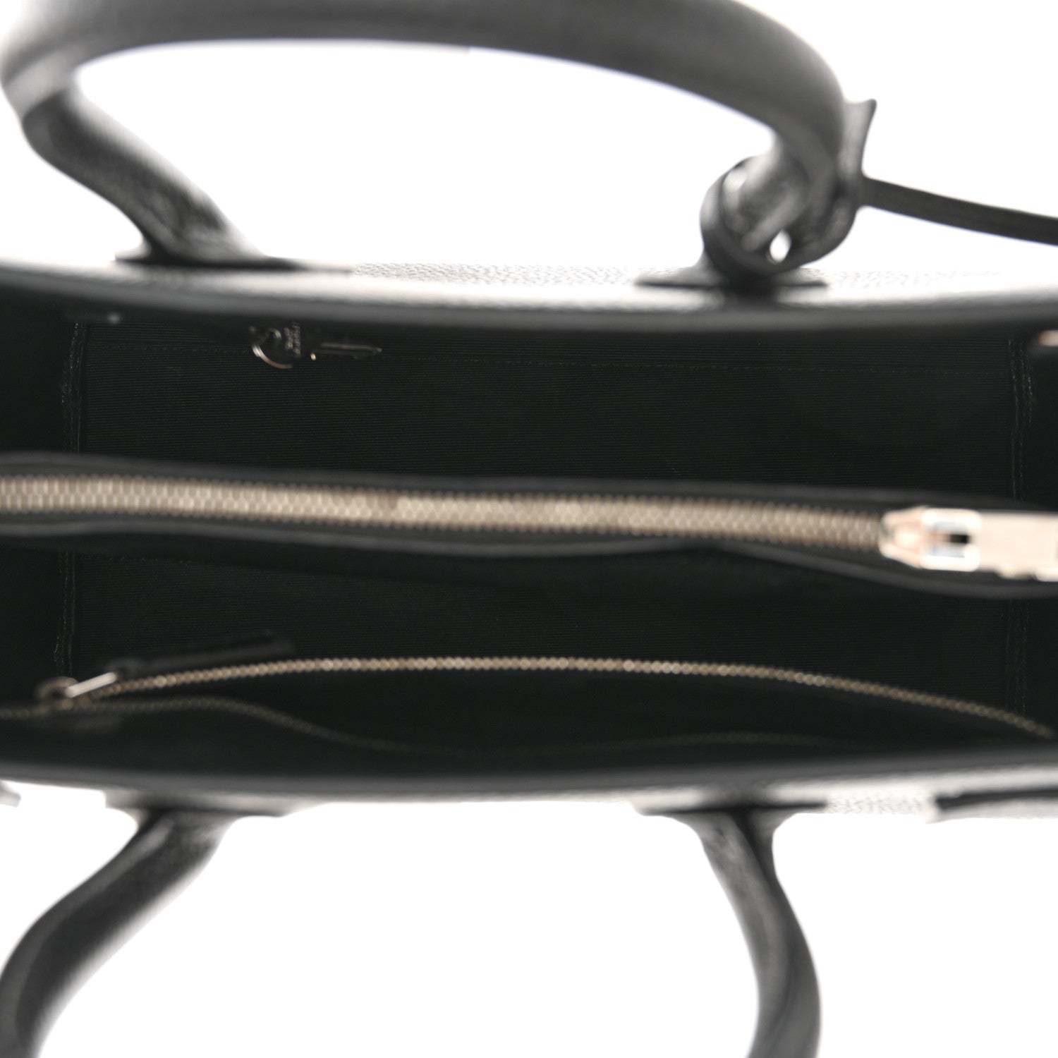 Saint Laurent Grained Calfskin Small Sac De Jour Black 5 of 12
