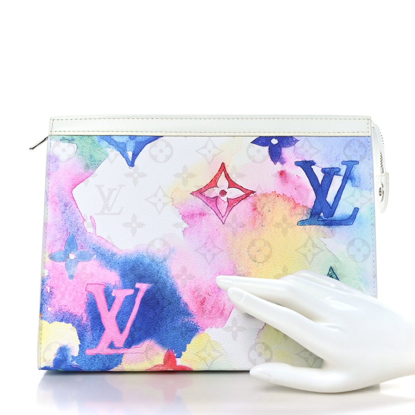 Monogram Watercolor Pochette Voyage MM Multicolor