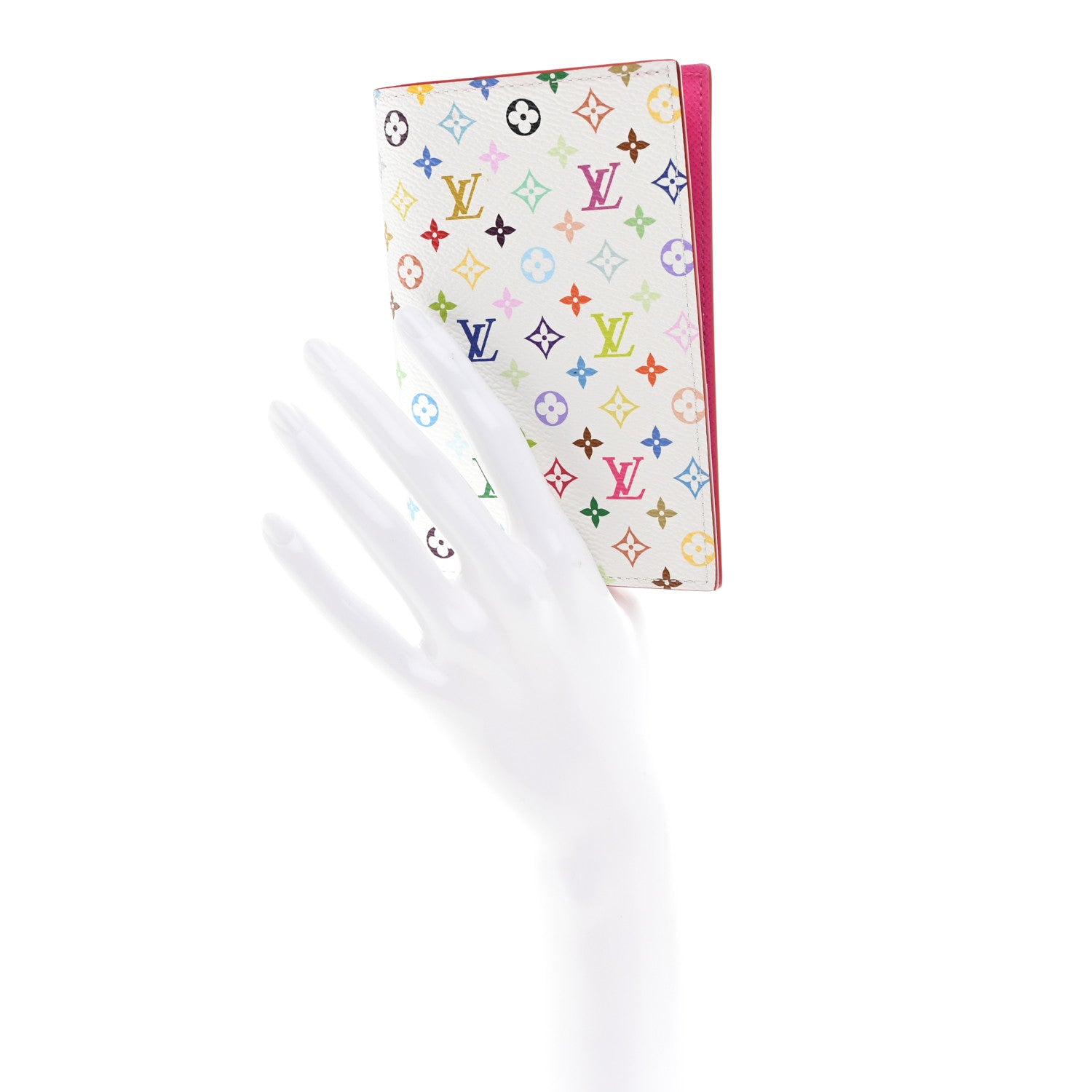 Louis Vuitton LV X TM Monogram Multicolor Passport Cover White 2 of 7
