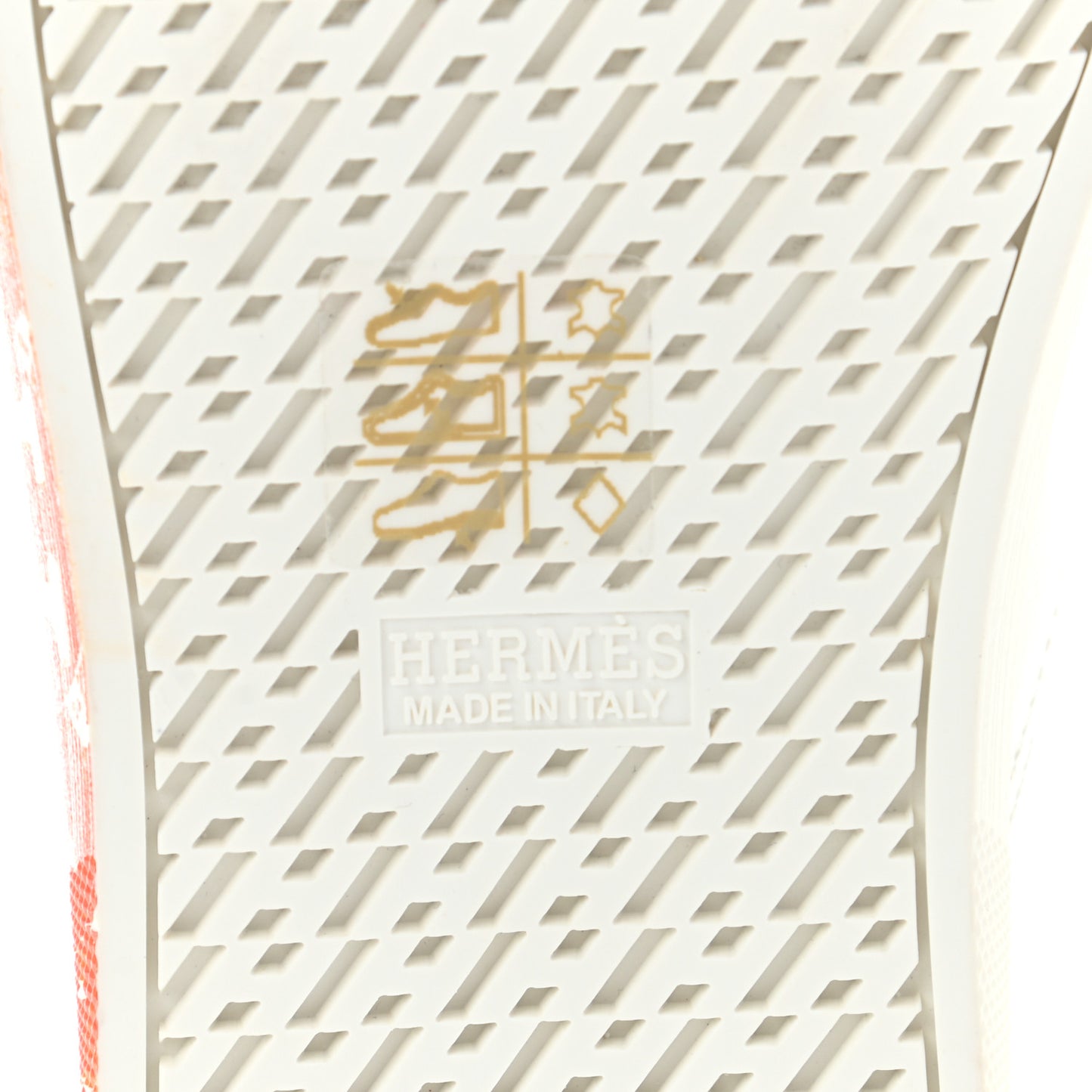 Swift Printed Peinture Fraiche Quicker Sneakers 37 White Orange